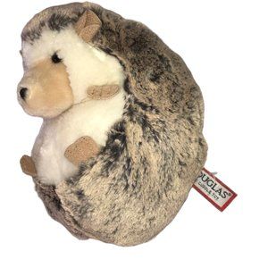 DOUGLAS Plush, Small, Hedgehog, So Soft Light Tan Brown.  Stuffed Animal. Kid's